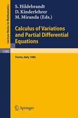 9783540501190-3540501193-Calculus of Variations and Partial Differential Equations: Proceedings of a Conference, held in Trento, Italy, June 16-21, 1986 (Lecture Notes in Mathematics, 1340)