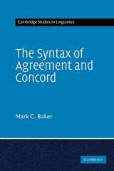 9780521671569-0521671566-The Syntax of Agreement and Concord (Cambridge Studies in Linguistics, Series Number 115)