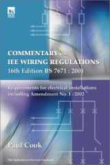 9780852962374-0852962371-Commentary on IEE Wiring Regulations, 16th Edition (BS 7671: 2001)