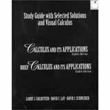 9780130961280-0130961280-Study Guide With Selected Solutions and Visual Calculus : Calculus and Its Applications, Brief Calculus and Its Applications