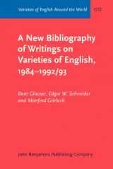 9781556194436-1556194439-A New Bibliography of Writings on Varieties of English, 1984–1992/93 (Varieties of English Around the World)