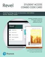 9780135192764-0135192765-Revel for Social Psychology: Goals in Interaction -- Combo Access Card (6th Edition)