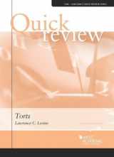 9780314286406-0314286403-Quick Review of Torts (Quick Reviews)