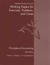 9780618736430-0618736433-Working Papers, Volume 1 for Needles/Powers/Crosson’s Principles of Accounting, 10th and Principles of Financial Accounting, 10th