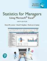 9781292338248-1292338245-Statistics for Managers Using Microsoft Excel, Global Edition: Statistics for Managers Using Microsoft Excel