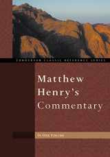 9780310260103-0310260108-Matthew Henry's Commentary One Volume