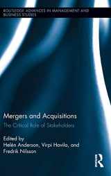 9780415536523-0415536529-Mergers and Acquisitions: The Critical Role of Stakeholders (Routledge Advances in Management and Business Studies)