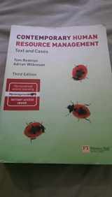 9780273716334-0273716336-Contemporary Human Resource Management: Text and Cases