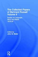 9780415099172-041509917X-The Collected Papers of Bertrand Russell, Volume 9: Essays on Language, Mind and Matter, 1919-26