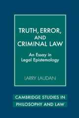 9780521730358-052173035X-Truth, Error, and Criminal Law: An Essay in Legal Epistemology (Cambridge Studies in Philosophy and Law)