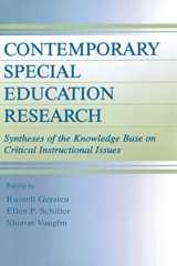 9780805828801-080582880X-Contemporary Special Education Research (The LEA Series on Special Education and Disability)
