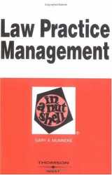 9780314211743-0314211748-Law Practice Management in a Nutshell