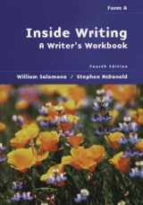 9780534547387-0534547389-Inside Writing: A Writer's Workbook : Form A