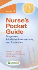 9780803618572-0803618573-Nurse's Pocket Guide: Diagnoses, Prioritized Interventions, and Rationales (Nurses Pocket Guides)