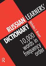 9780415137928-0415137926-Russian Learners' Dictionary: 10,000 Russian Words in Frequency Order