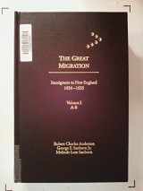 9780880821025-0880821027-The Great Migration: Immigrants to New England 1634-1635, Vol. 1, A-B