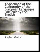 9781140472216-1140472216-A Specimen of the Conformity of the European Languages Particularly the English (Persian Edition)