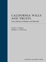 9781611636741-1611636744-California Wills and Trusts: Cases, Statutes, Problems, and Materials