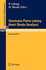 9783540102410-3540102418-Séminaire Pierre Lelong - Henri Skoda (Analyse): Années 1978-79 (Lecture Notes in Mathematics, 822) (French Edition)