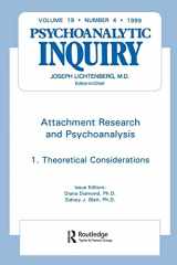 9780881639230-0881639230-Attachment Research and Psychoanalysis (Psychoanalytic Inquiry Series, Vol. 19, No. 4)