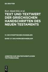 9783110161694-3110161699-Das Markusevangelium: Handschriftenliste und vergleichende Beschreibung (Arbeiten zur neutestamentlichen Textforschung, 26) (German Edition)