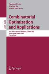 9783540735557-3540735550-Combinatorial Optimization and Applications: First International Conference, COCOA 2007, Xi'an, China, August 14-16, 2007, Proceedings (Lecture Notes in Computer Science, 4616)