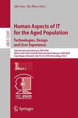 9783030502515-3030502511-Human Aspects of IT for the Aged Population. Technologies, Design and User Experience (Information Systems and Applications, incl. Internet/Web, and HCI)