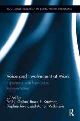 9781138340947-1138340944-Voice and Involvement at Work: Experience with Non-Union Representation (Routledge Research in Employment Relations)
