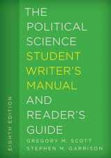 9781442267107-1442267100-The Political Science Student Writer's Manual and Reader's Guide (Volume 1) (The Student Writer's Manual: A Guide to Reading and Writing, 1)