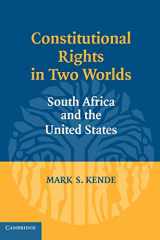 9780521171762-0521171768-Constitutional Rights in Two Worlds: South Africa and the United States