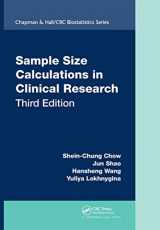 9781138740983-1138740985-Sample Size Calculations in Clinical Research (Chapman & Hall/CRC Biostatistics Series)