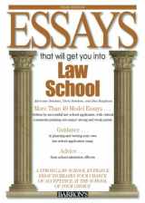 9780764142291-0764142291-Essays That Will Get You into Law School (Barron's Essays That Will Get You Into Law School)