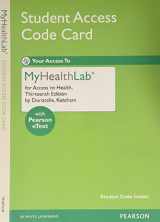 9780321887443-0321887441-MyLab Health with Pearson eText -- ValuePack Access Card -- for Access to Health