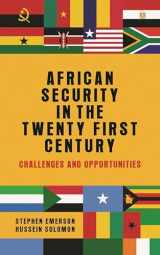 9781526122735-1526122731-African security in the twenty-first century: Challenges and opportunities