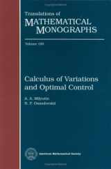 9780821807538-0821807536-Calculus of Variations and Optimal Control (Translations of Mathematical Monographs, Vol. 180)
