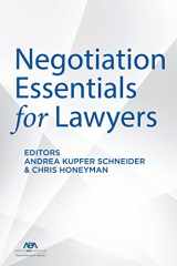 9781641054805-1641054808-Negotiation Essentials for Lawyers
