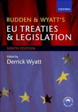 9780199268689-0199268681-Rudden and Wyatt's EU Treaties and Legislation