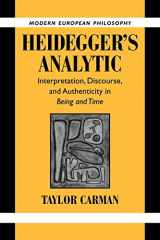 9780521038935-0521038936-Heidegger's Analytic: Interpretation, Discourse and Authenticity in Being and Time (Modern European Philosophy)