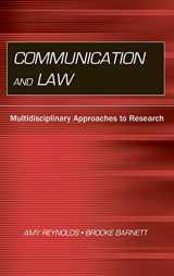 9780805849424-0805849424-Communication and Law: Multidisciplinary Approaches to Research (Routledge Communication Series)