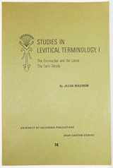 9780520093089-0520093089-Studies in Levitical terminology (University of California publications. Near Eastern studies, v. 14)