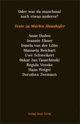 9783801502065-3801502066-Oder war da manchmal noch etwas anderes?: Texte zu Marlen Haushofer (German Edition)