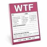 9781601063380-1601063385-Knock Knock WTF Notes Nifty Note Checklist Memo Pad, 50 Sheets
