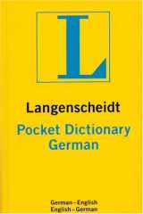 9781585730506-1585730505-Langenscheidt's Pocket Dictionary German: German-English/English-German (Langenscheidt Pocket Dictionaries) (English and German Edition)