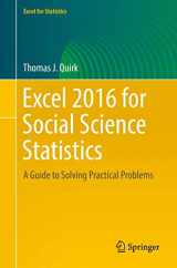 9783319397108-3319397109-Excel 2016 for Social Science Statistics: A Guide to Solving Practical Problems (Excel for Statistics)