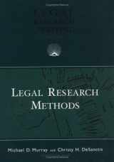 9781587789779-1587789779-Legal Research Methods (University Casebook Series)