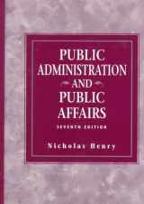 9780136390893-0136390897-Public Administration and Public Affairs (7th Edition)