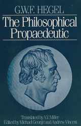 9780631150138-0631150137-The Philosophical Propaedeutic (English and German Edition)