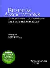 9781647088774-1647088771-Business Associations: Agency, Partnerships, LLCs, and Corporations, 2021 Statutes and Rules (Selected Statutes)