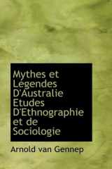 9781113838537-1113838531-Mythes et Légendes D'Australie Etudes D'Ethnographie et de Sociologie
