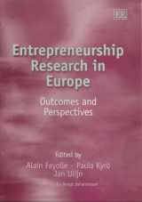 9781843765998-1843765993-Entrepreneurship Research in Europe: Outcomes and Perspectives